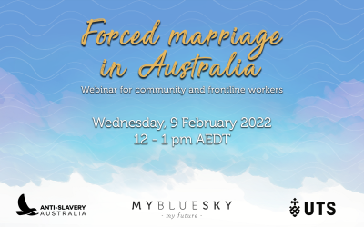 Webinar | Forced Marriage in Australia | 9 February 2022