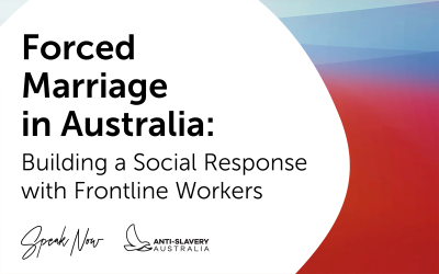 New Research | Forced Marriage in Australia: Building a Social Response with Frontline Workers